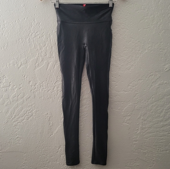 Spanx Faux Leather Leggings XS - Picture 1 of 4